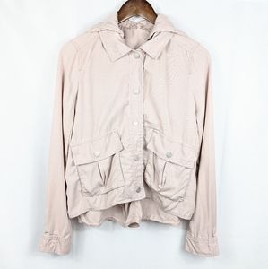 Free People Purple Hooded Swingy Military …